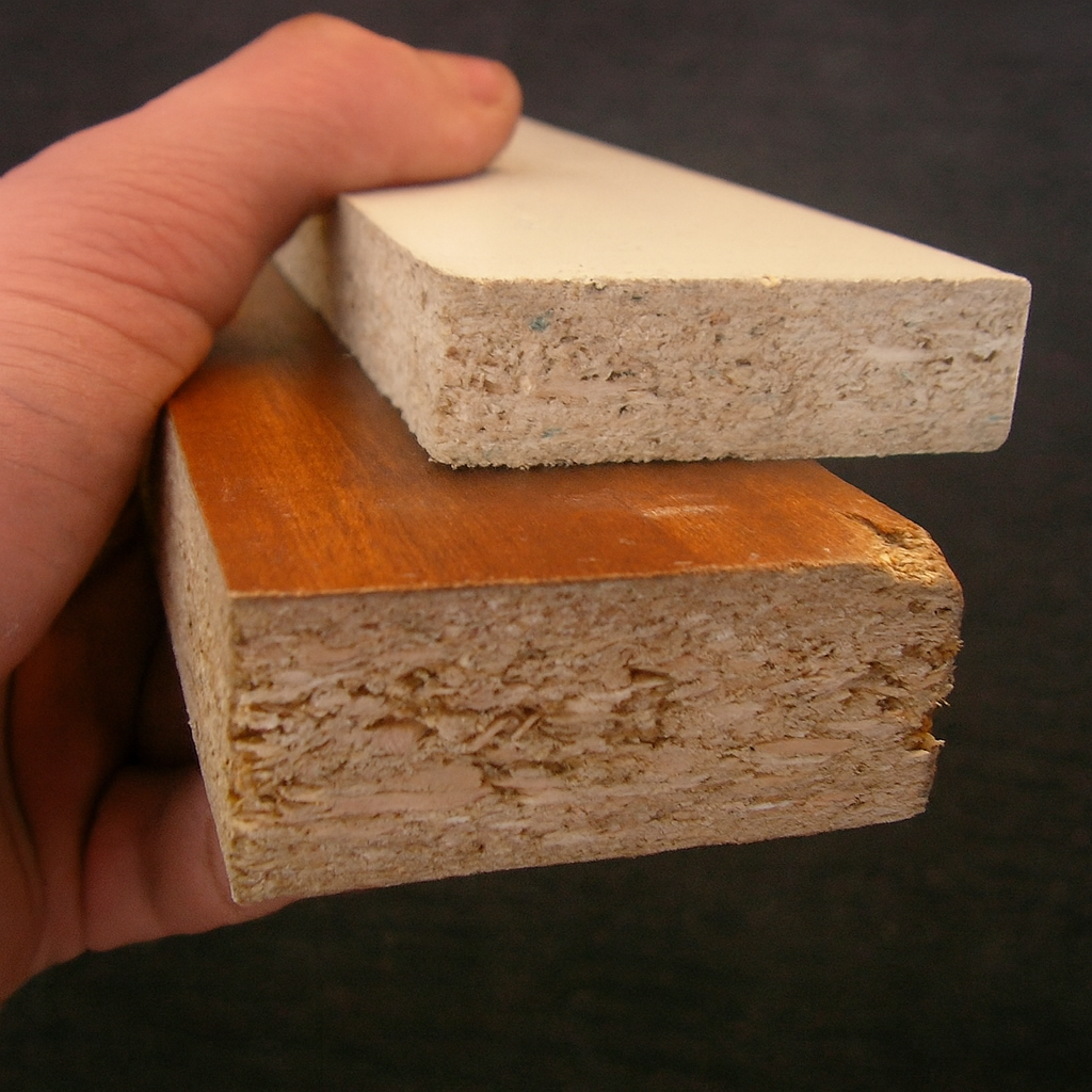 Particle board